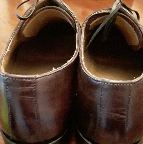 Mens Brown NavyBoot Lace Up Italian Leather Shoes main image 4